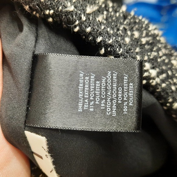 Ann Taylor Woven/Knit Black Pencil Midi Skirt Size 4 - Picture 5 of 6